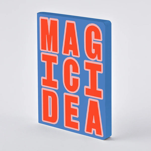 Notebook Graphic L Glow 'Magic Idea'