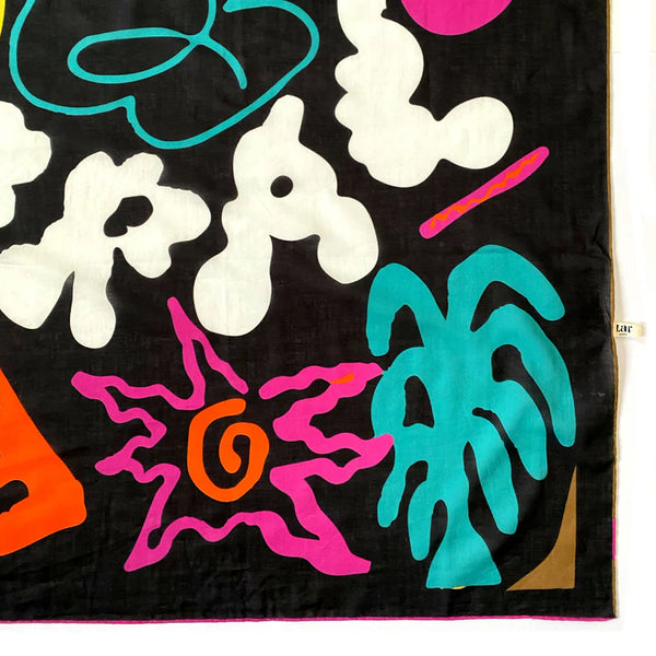 CORAL RAINBOW PAREO