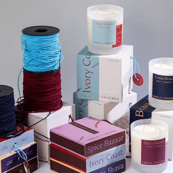 No.2 Ivory Coast Luxury Glass Candle Standart