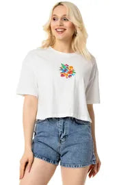 Posy Crop T-Shirt