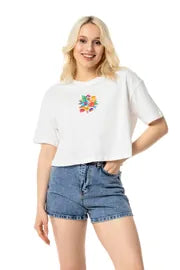Posy Crop T-Shirt