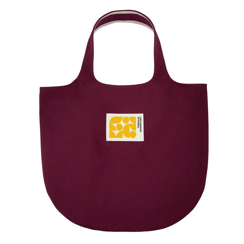 Canvas Tote Bag Maroon