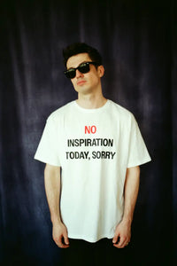 No Inspiration Today, Sorry Oversize T-shirt