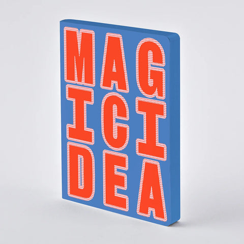 Notebook Graphic L Glow 'Magic Idea'