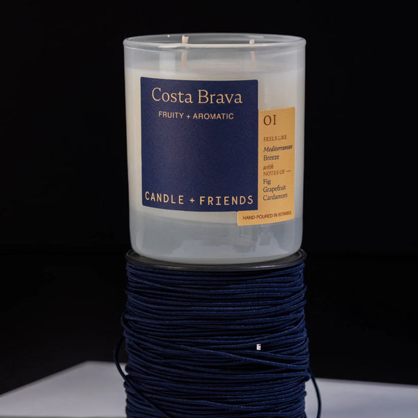 No.1 Costa Brava Luxury Glass Candle Standart