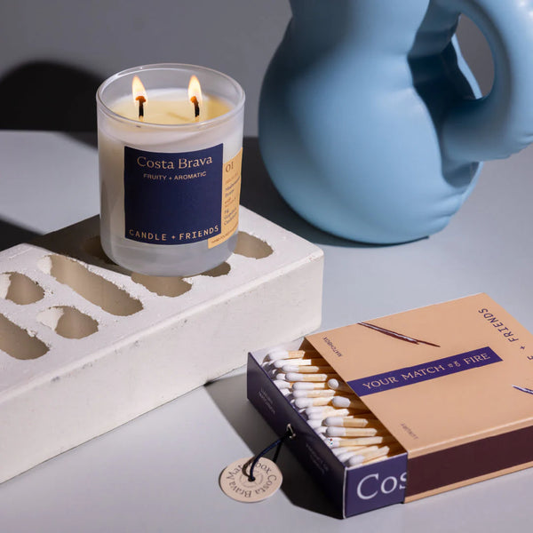 No.1 Costa Brava Luxury Glass Candle Standart