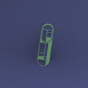 Mint Green - Bauhaus Bookmark