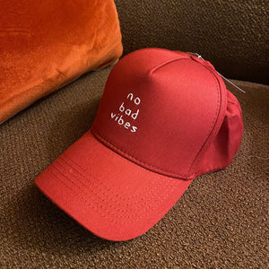 NO BAD VIBES CAP HATS