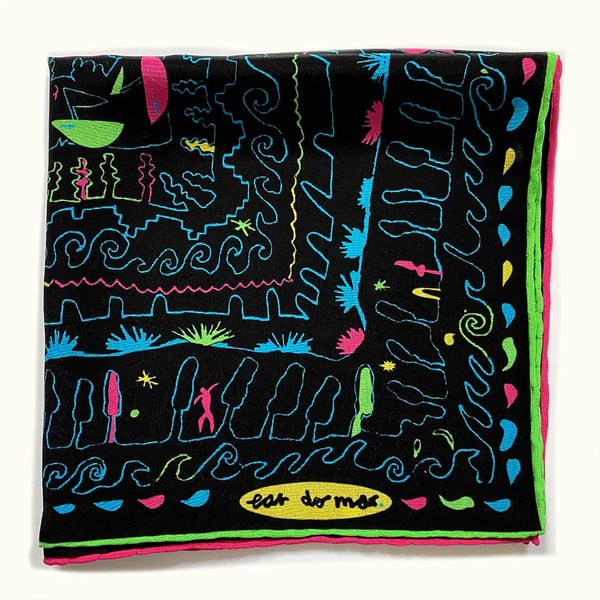 MAR NIGHT SILK BANDANA