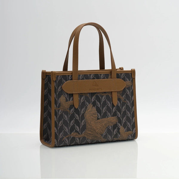 LEAF MONOGRAM - MINI BAG CRIMSON BEAK NOSTOS TABA