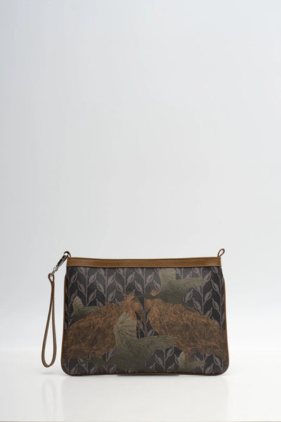 LEAF MONOGRAM - MINI CLUTCH