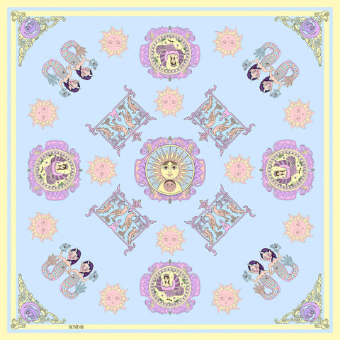Mermaid Vegan Silk Scarf