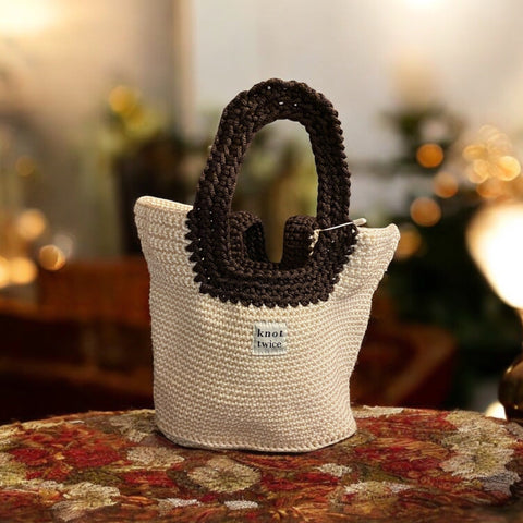 KT Cream & Brown Bag