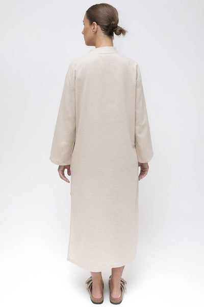 Keten Kaftan Elbise
