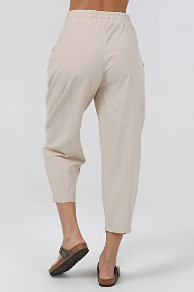 Keten Şalvar Baggy Pantalon