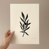 Olive Branch ✦ Orjinal Linöl Baskı