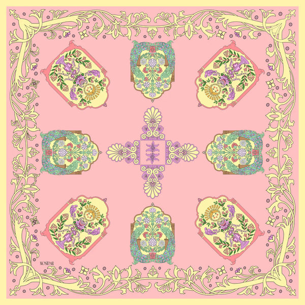 Apricot Vegan Silk Scarf