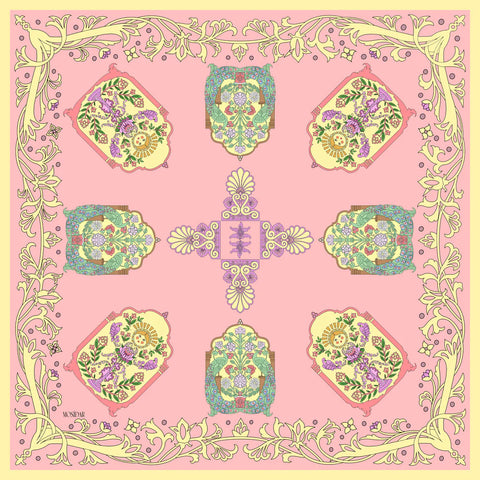 Apricot Vegan Silk Scarf