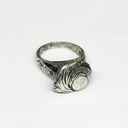ARCANUS SILVER-PLATE RING