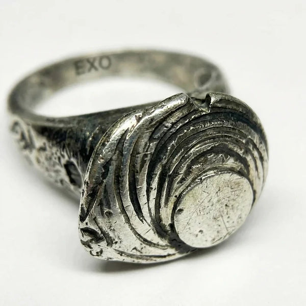 ARCANUS SILVER-PLATE RING