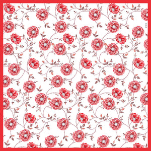 Cherry Vegan Silk Scarf
