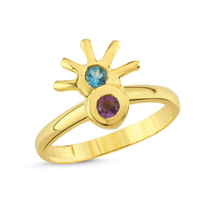 Double solar plexus ring