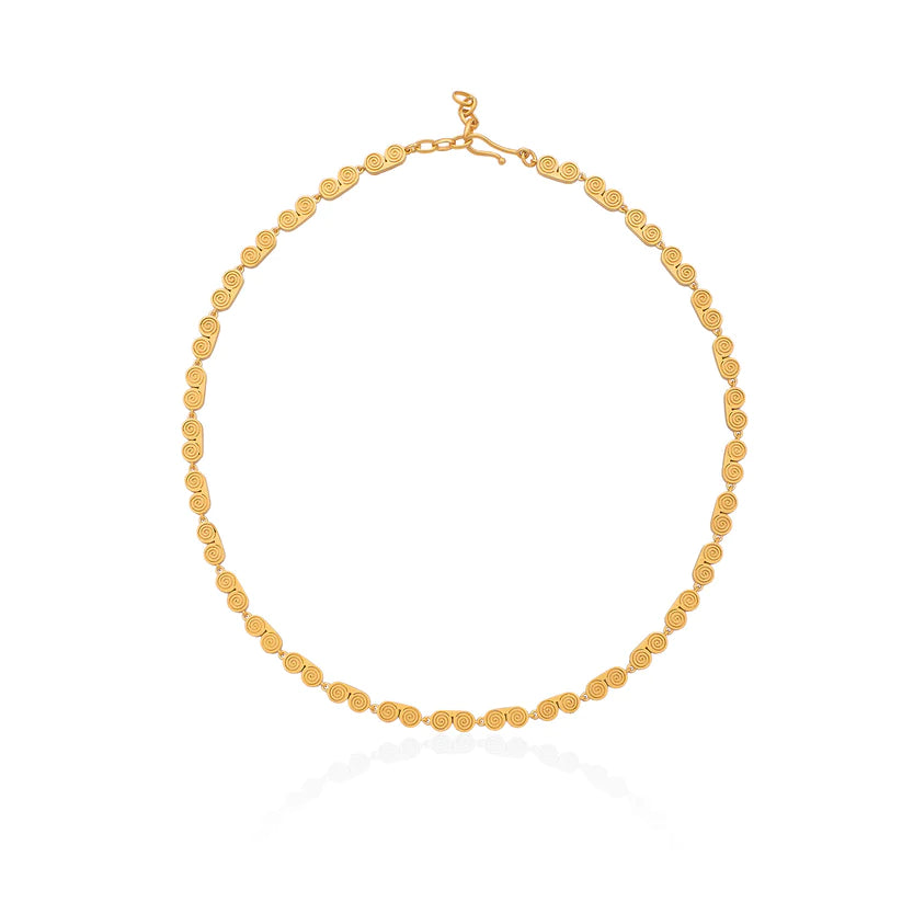 Volute Gold Chain Necklace