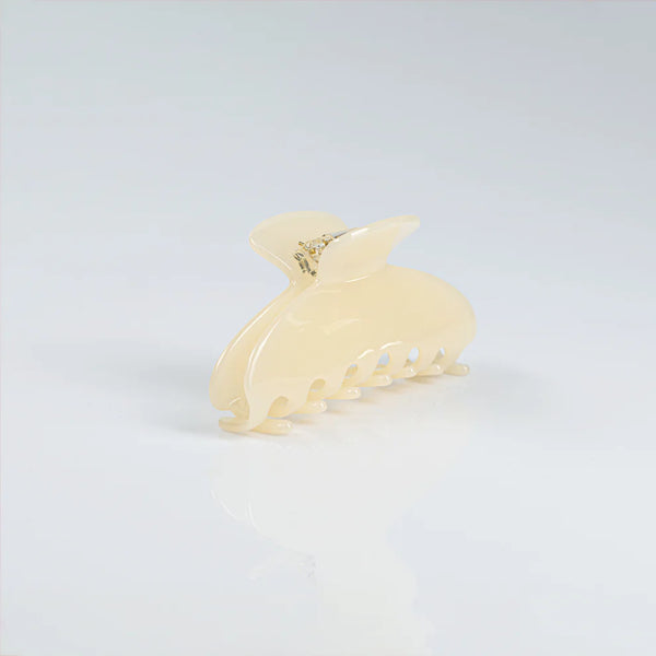 Cream Claw Clip L