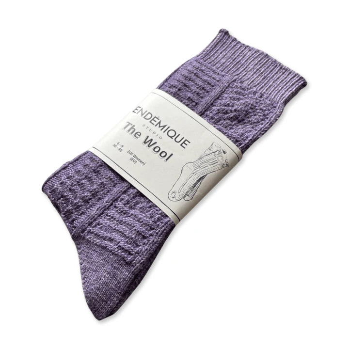 Endémique Studio The Wool Lilac-Kadın Çorap