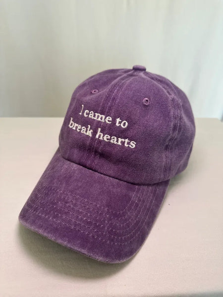 I CAME TO BREAK HEARTS Cap