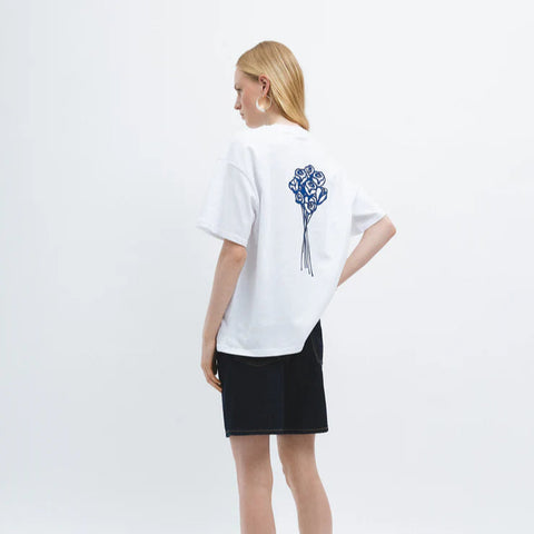 FLOWER Oversize Tişört
