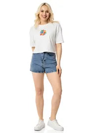 Posy Crop T-Shirt