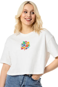 Posy Crop T-Shirt