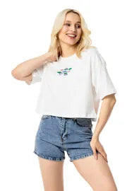 Lotus Crop T-Shirt