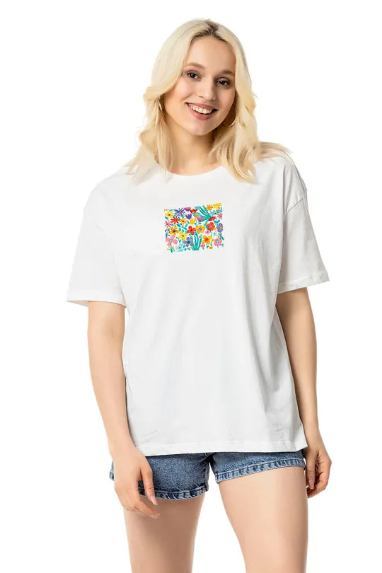 Flower Field Oversize T-Shirt