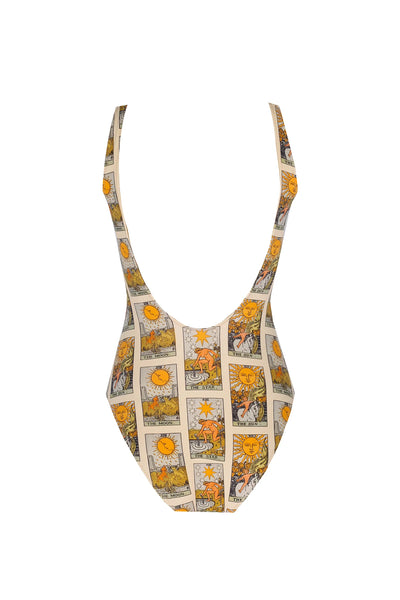 Tarot Print Recycled Swimsuit