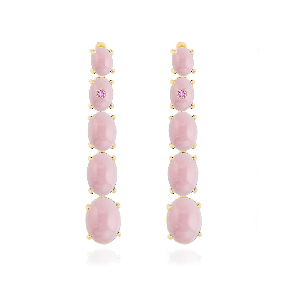 Beam Pink Opal Earrings