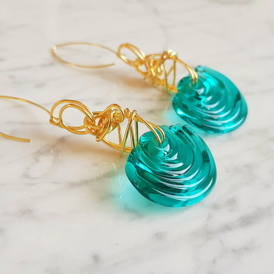Wave - Turquoise Gold