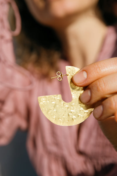 Fan Earrings