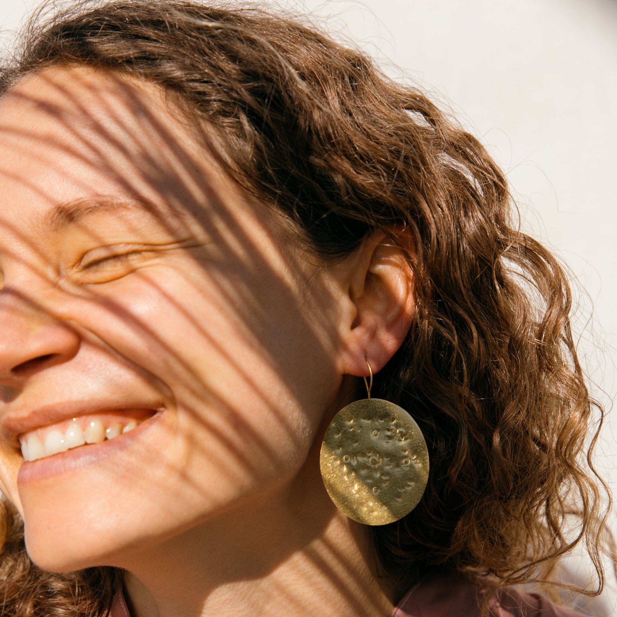 Flat Full Circle Earrings