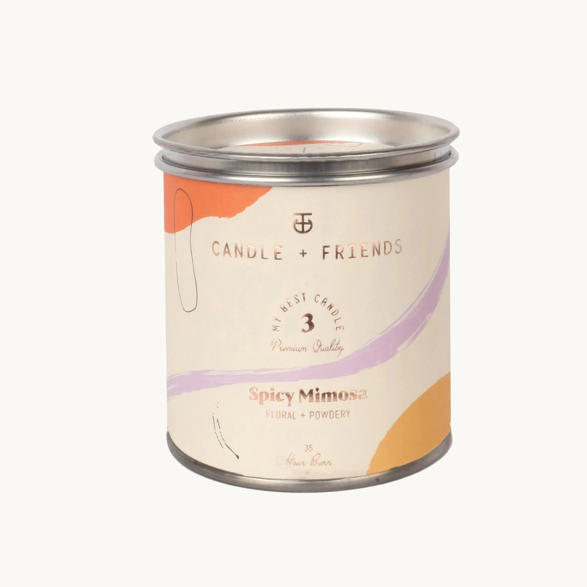 No.3 Spicy Mimosa Tin Candle