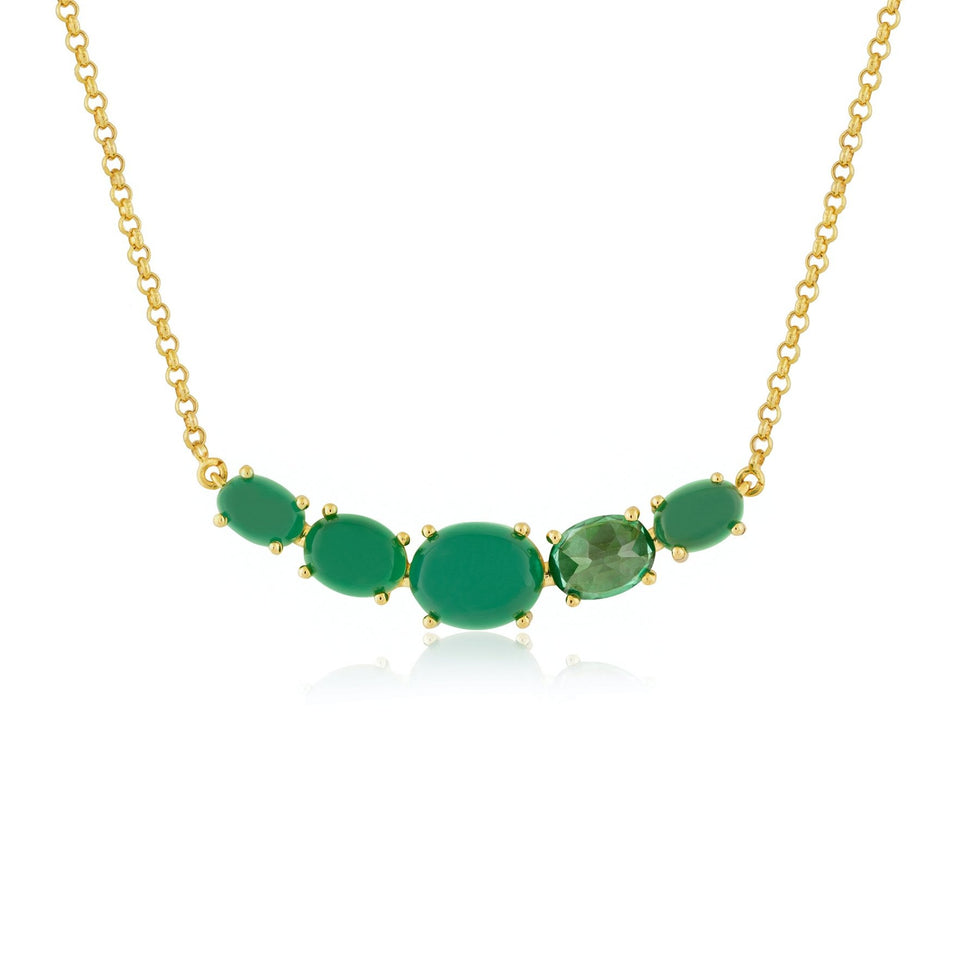 Beam Green Agate Necklace