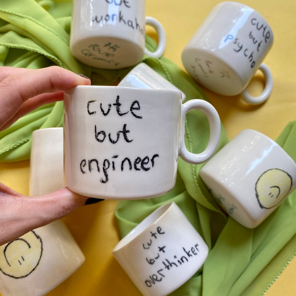 cute but engineer mug