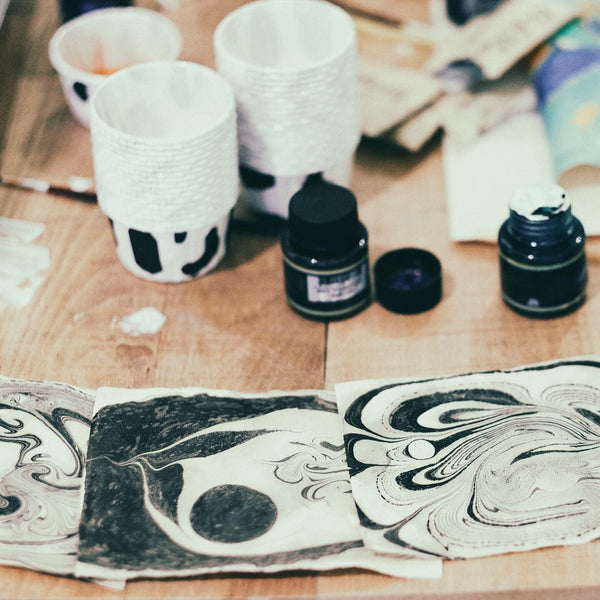 2 Haziran: İmge Yüksel / MaeZae ile Marbling Workshop