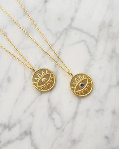 Evil Eye Gold Kolye