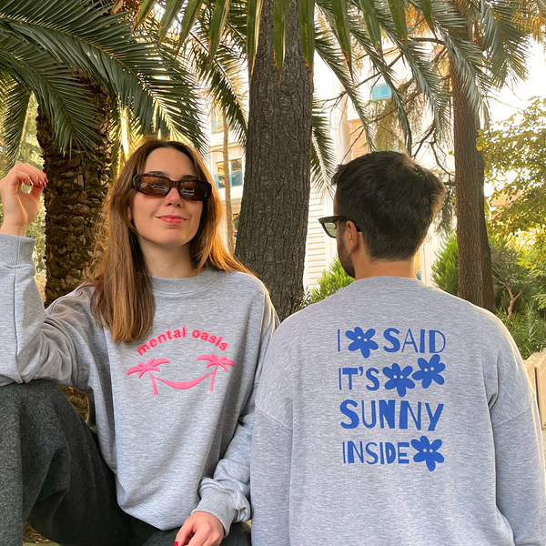 It's Sunny Inside Oversize Sweatshirt