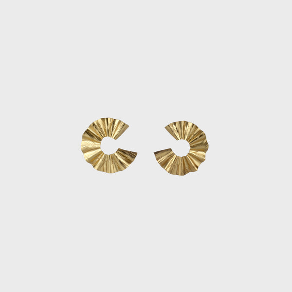 Small Drill Flower Earrings