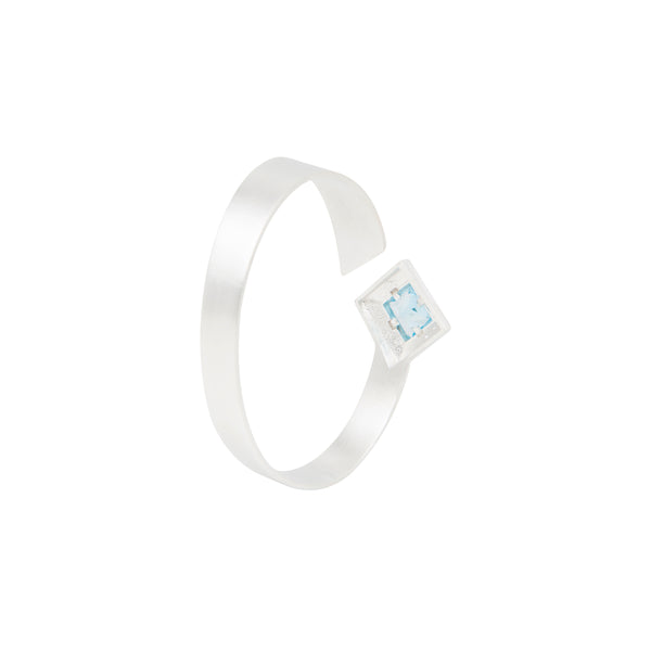 Square Of Infinity Blue Topaz Silver Bileklik