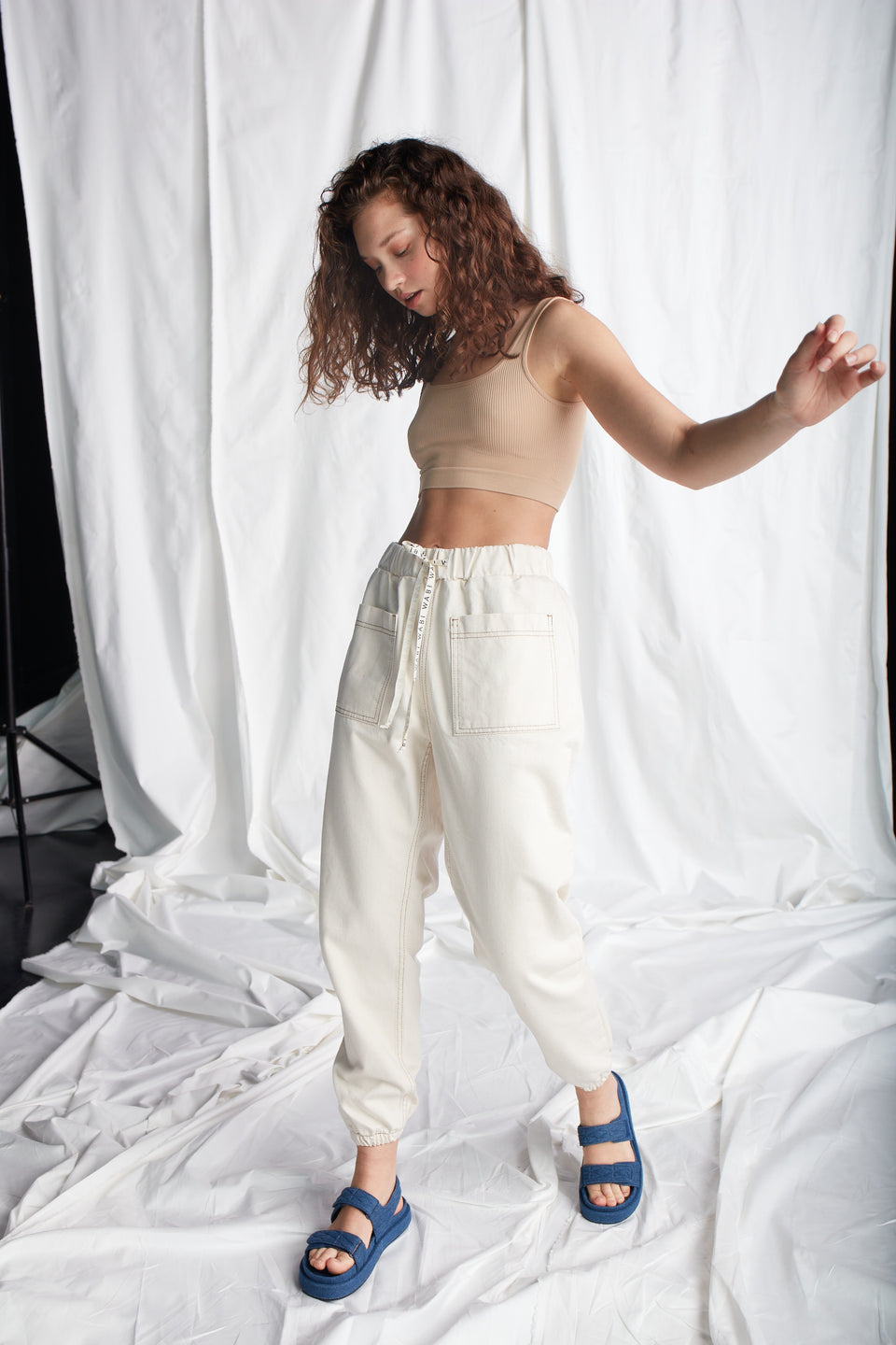Haru Pants - Beyaz