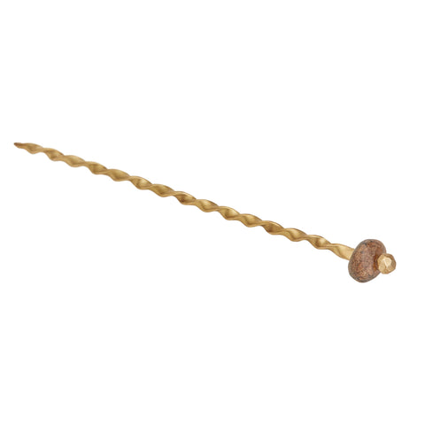 Pebble Moon Hair Stick